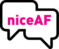 NiceAF campaign logo